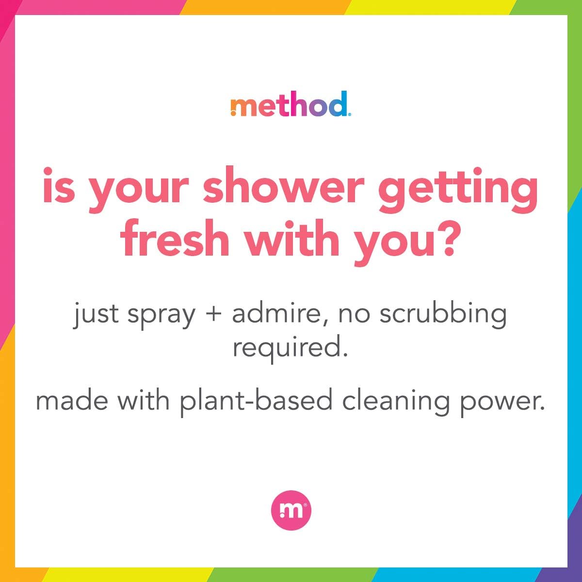 Method Daily Shower Cleaner Spray 28 Fl Oz Pack of 4 1