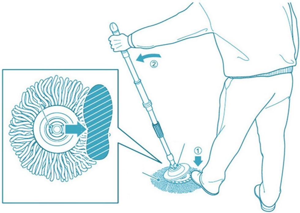 3 Pack Mop Head Replacement Microfiber Spin Mop Refills