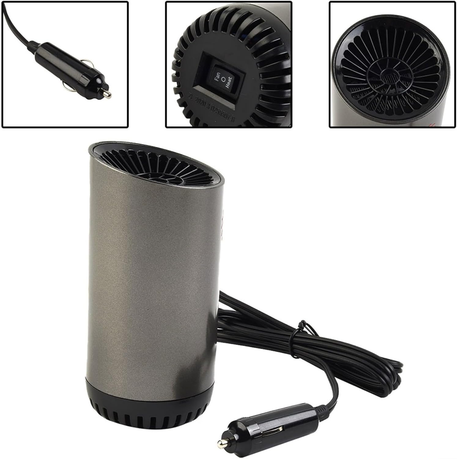 Marebm 150W 2-in-1 Car Heater Fan with 180 Rotation