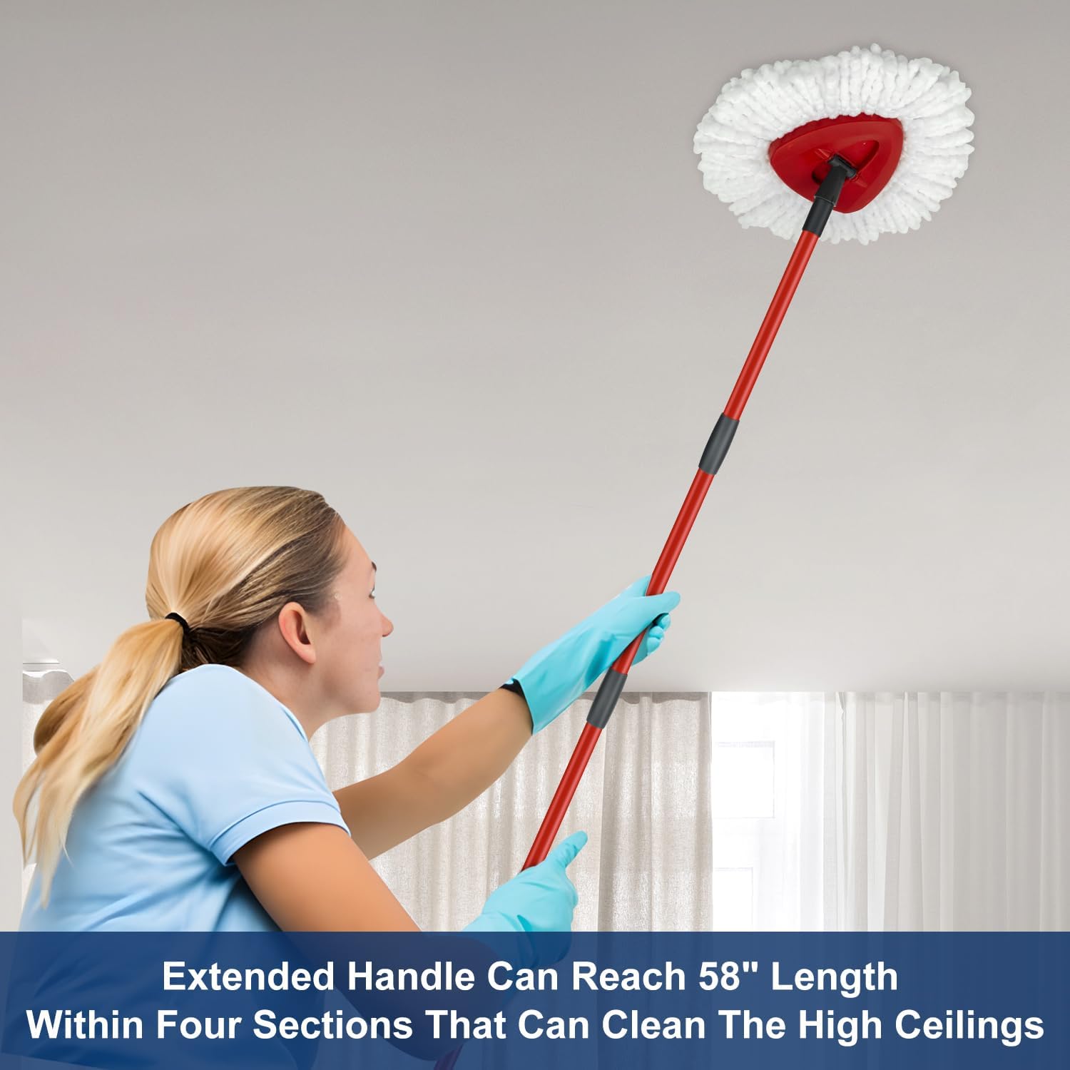 GFRED Mop Handle Replacement for O-Cedar Spin Mop