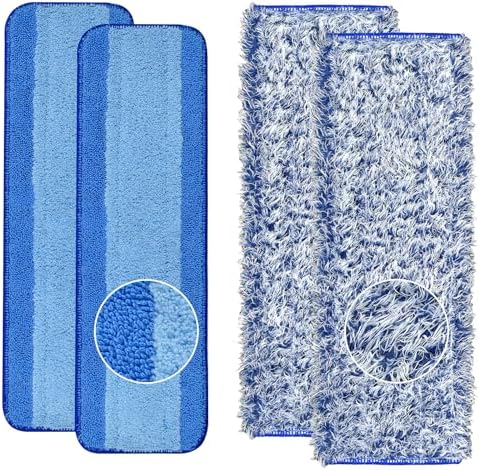 DLAIMI 4 Pack Microfiber Mop Pads for Bona Mop 1