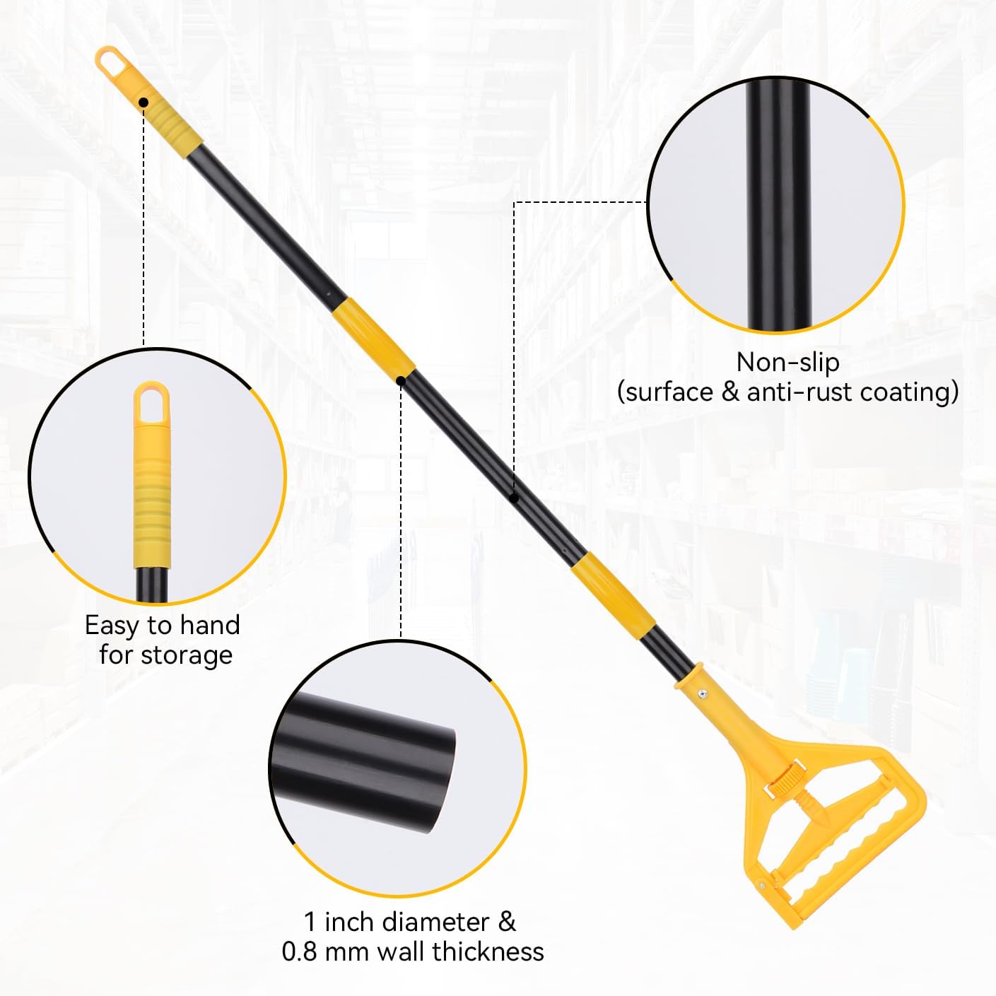 BeiLan 57 Inch Heavy Duty Mop Handle Replacement