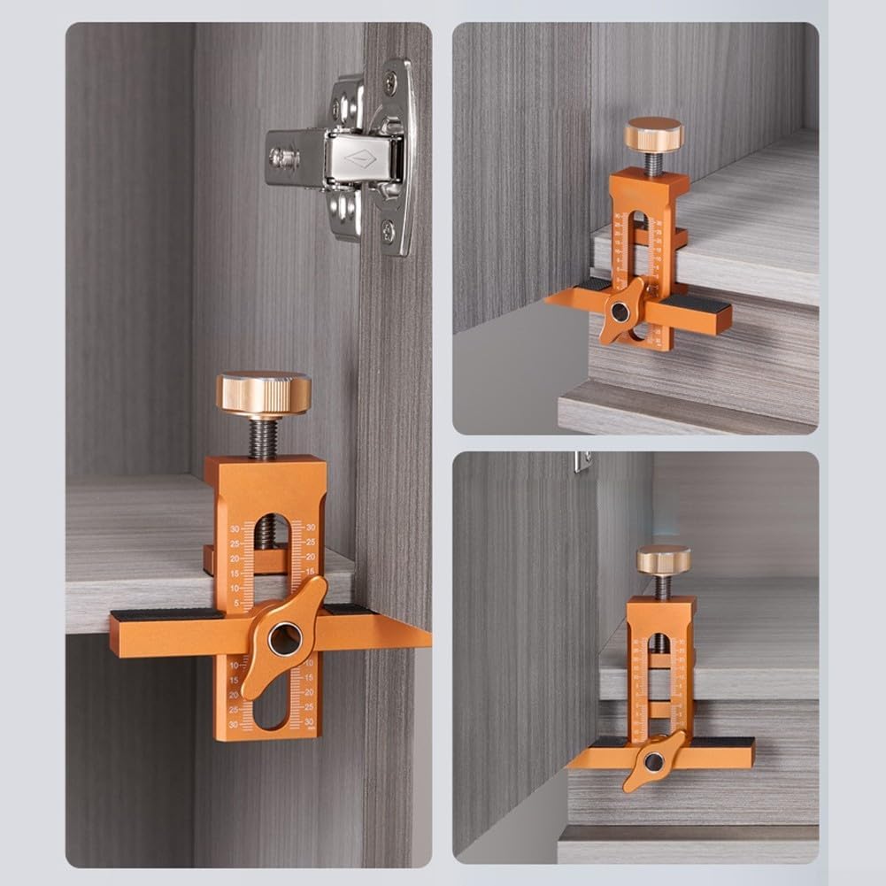 Marebm Cabinet Door Positioner Adjustable Installation Tool