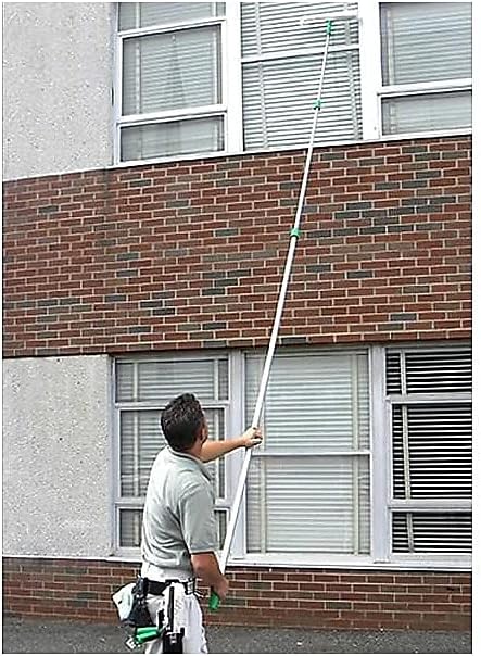 UNGER Opti Loc Aluminum Mop Pole 8 ft Two Sections