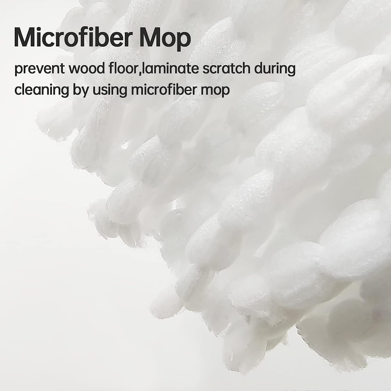 4 Pack Microfiber Mop Heads for O-Ceda EasyWring Spin Mop