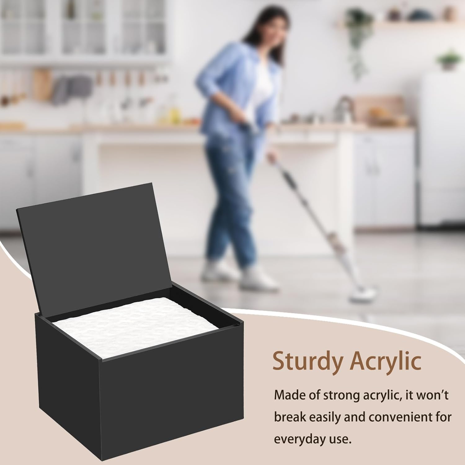 DELIPPLY Mop Pad Sheet Container Holder