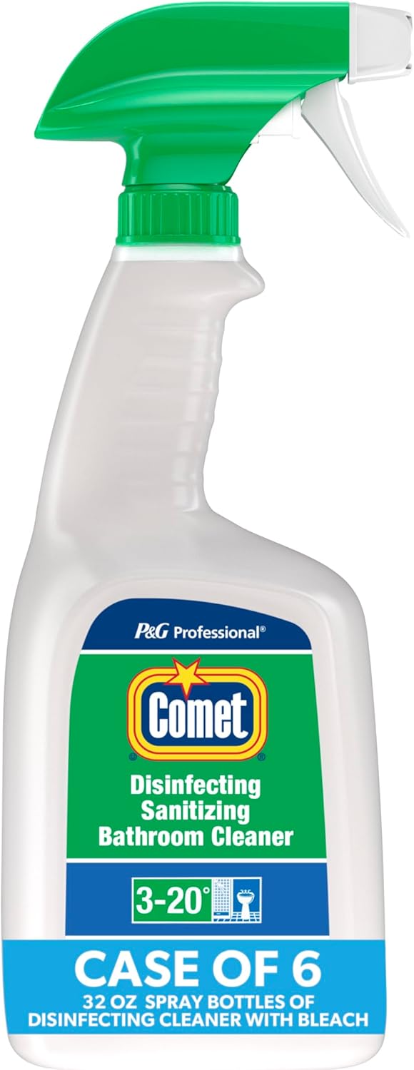 Comet Professional Bulk Disinfecting Bathroom Sanitizer 32 oz Case of 6 1