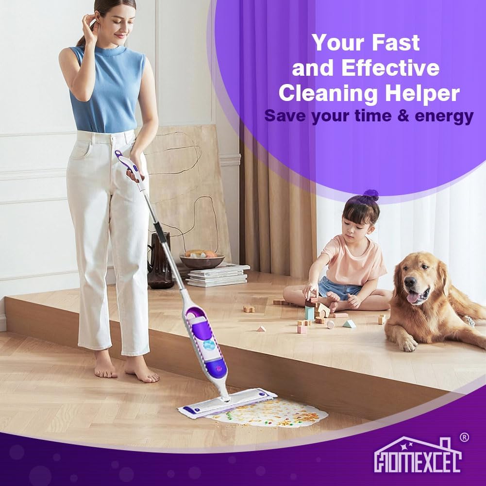 HOMEXCEL Microfiber Mop Pads 24 Count for Swiffer Powermop