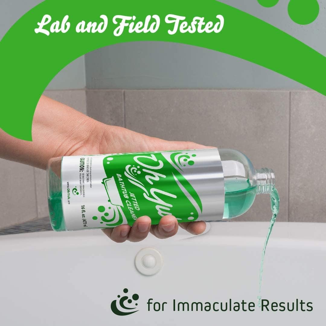 Oh Yuk Jetted Tub Cleaner - 2 Bottles 16 Oz