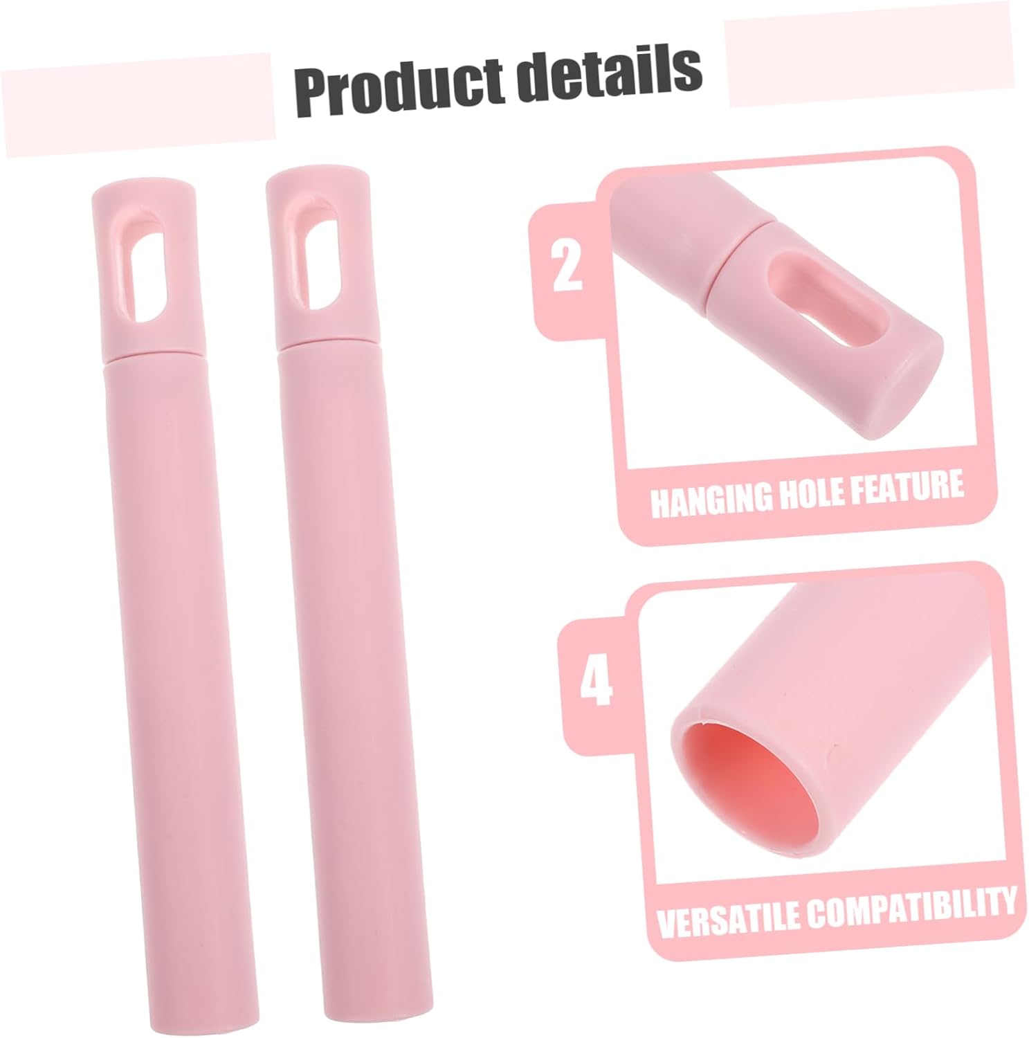 4pcs Non-Slip Broom Handle Grip Replacement for Mop and Broom