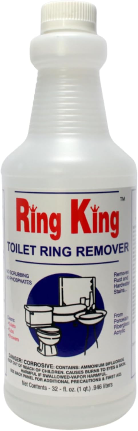 Ring King Toilet Bowl Cleaner Liquid 32oz Fast Acting