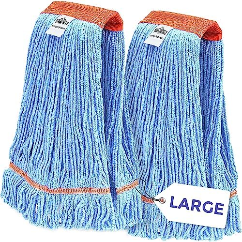 Nine Forty 2-Pack Heavy Duty Wet Mop Head Refill