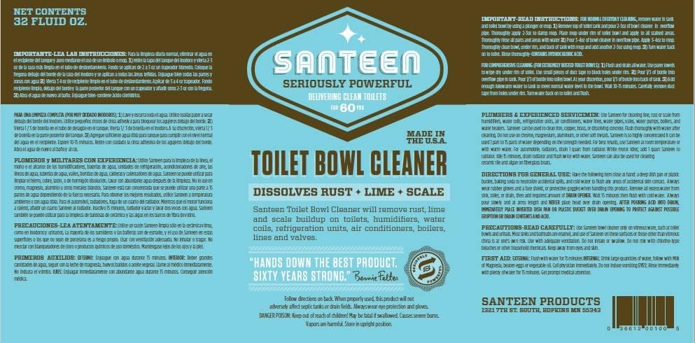 Santeen Rust Scale Delimer Remover 6-Pack 1