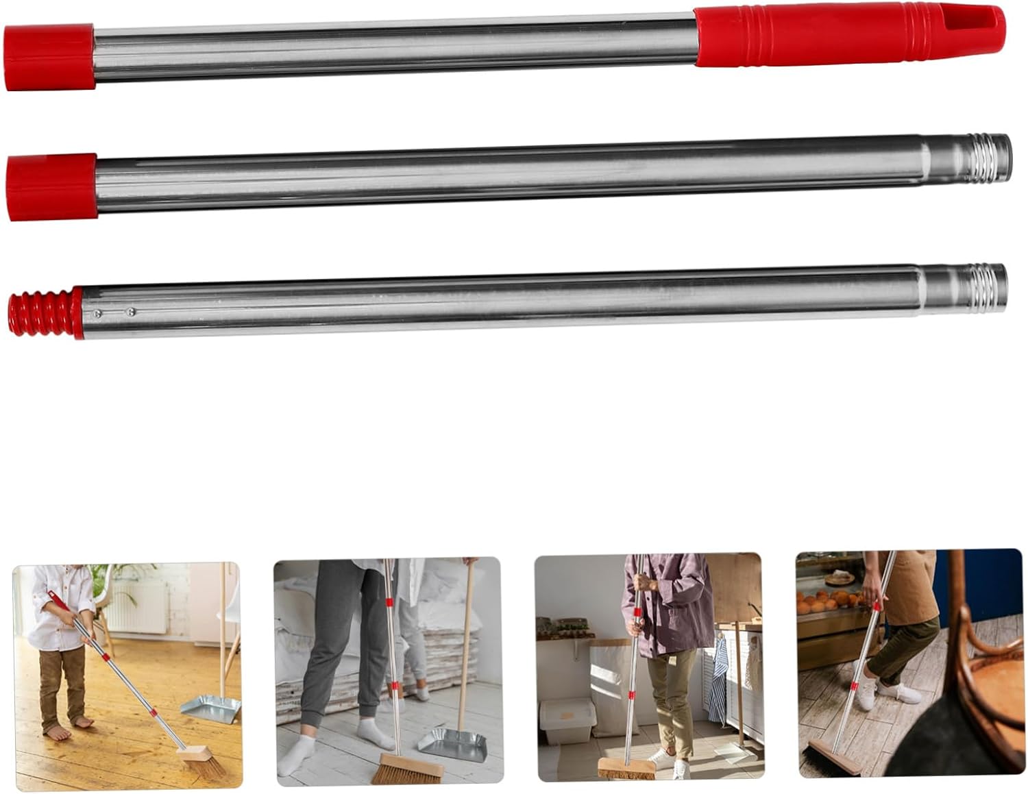 Ipetboom 3-Section Mop Pole Replacement Stick
