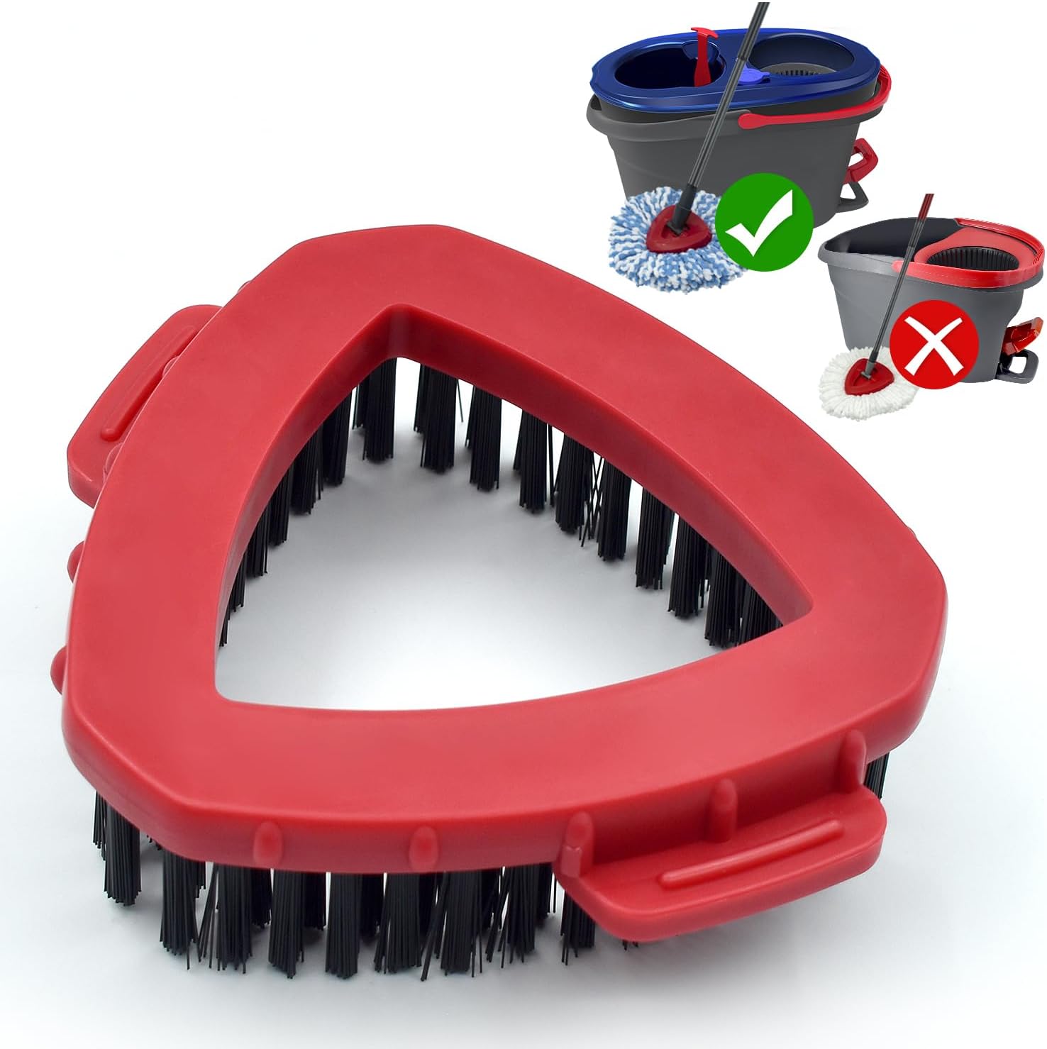 GFRED Replacement Scrub Brush Head for O Cedar 2 Tank Spin Mop
