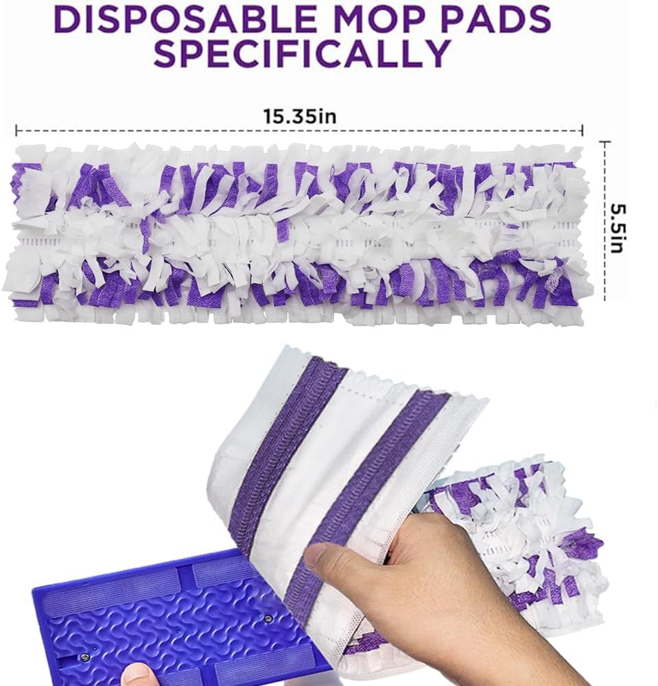 KVLZ Replacement for Swiffer PowerMop Mop Pads 20 Count Multi-Surface