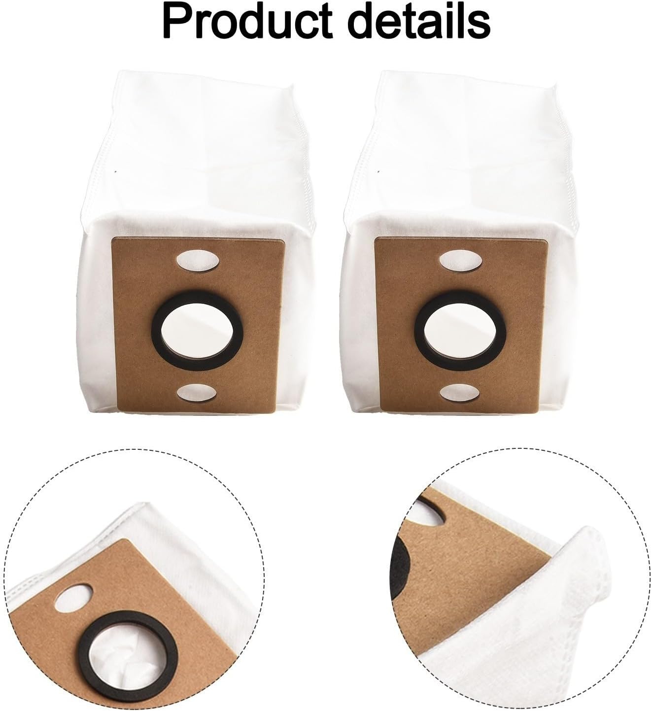 5 Pack Replacement Bags for ILIFE V9 Pro Robot Vacuum