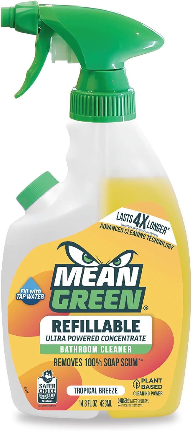 Mean Green Refillable Ultra Power Concentrate Bathroom Cleaner 143 Ounce