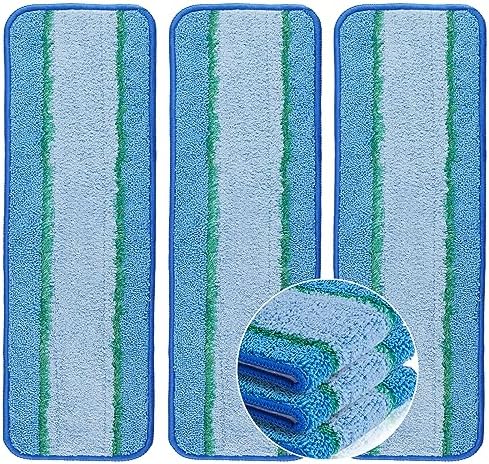 3 Pack Deep Cleaning Pads for Bona Mop Replacement