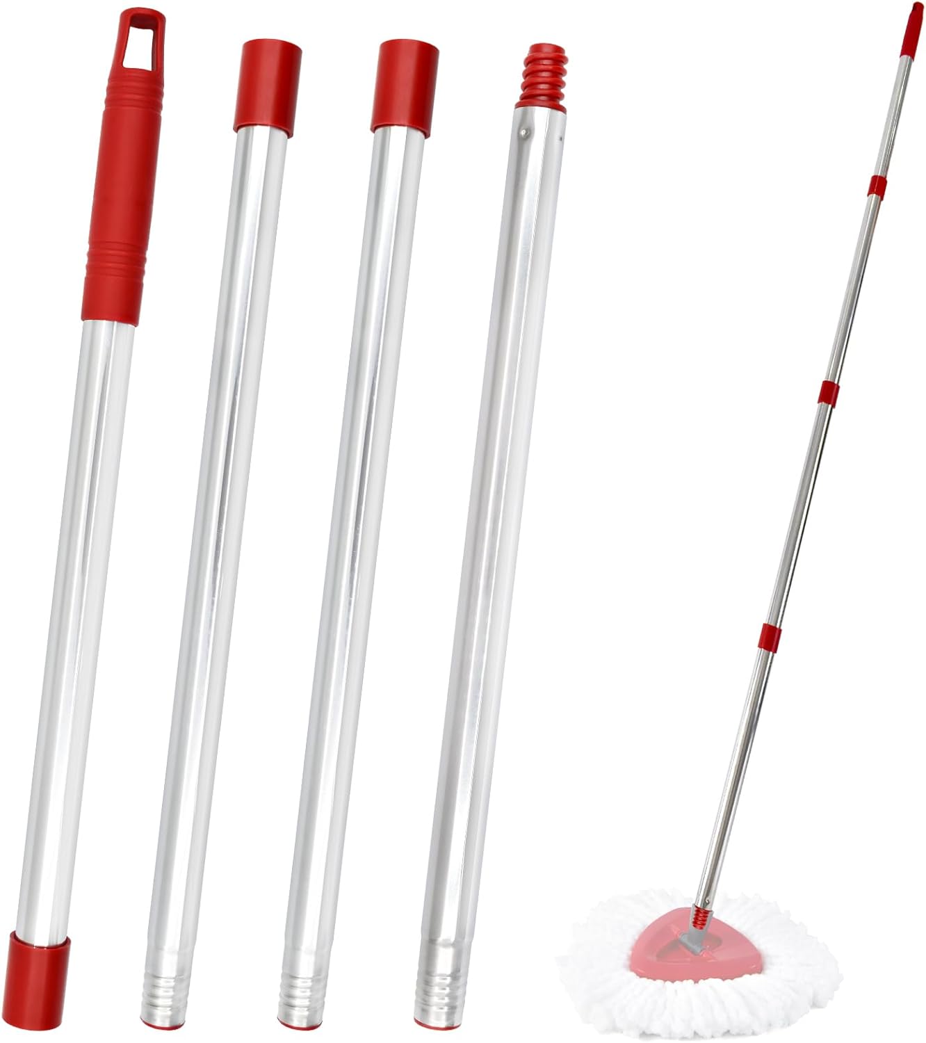 4-Section Spin Mop Handle Replacement