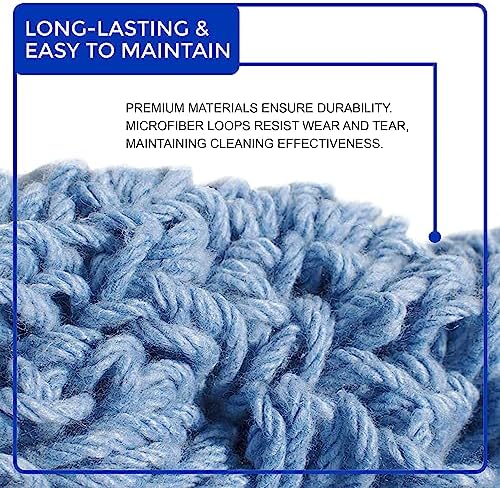 Nine Forty 2-Pack Heavy Duty Wet Mop Head Refill