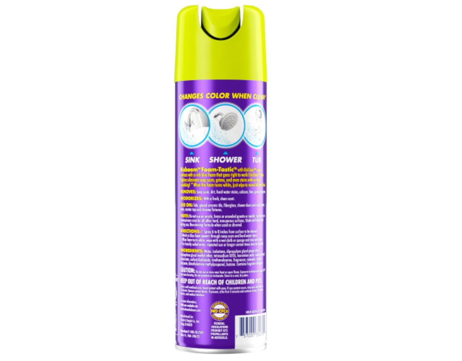 OxiClean Foam-Tastic Bathroom Cleaner 19oz 2-Pack
