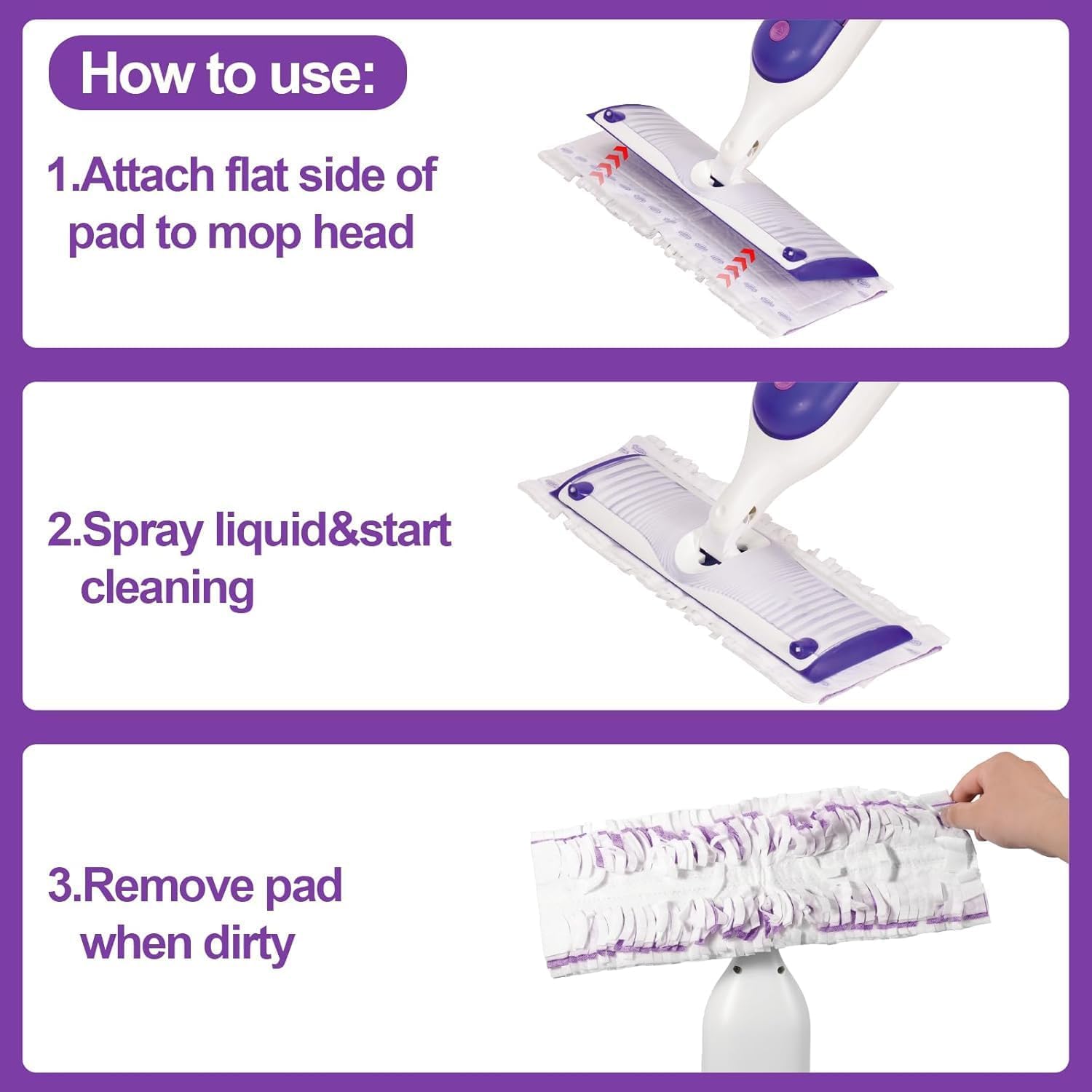 Replacement Pad Refills for Swiffer Power Mop 11 Count