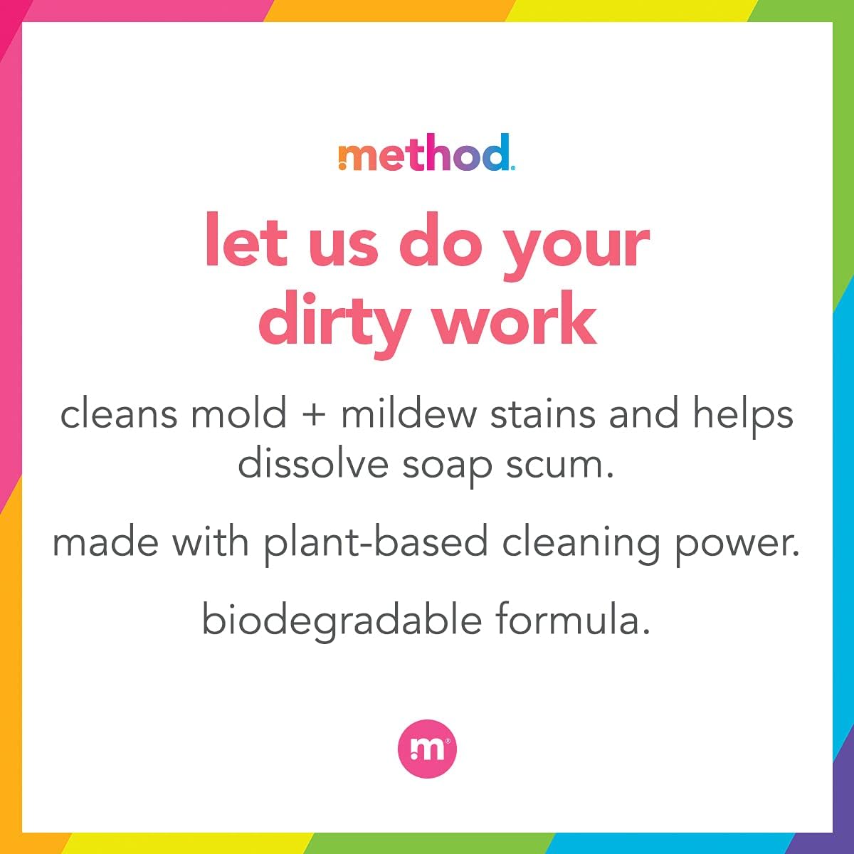 Method Bathroom Cleaner with Eucalyptus Mint 28 Fl Oz