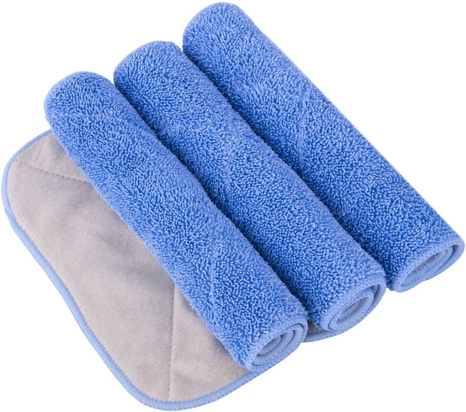 MRSIGA Professional Microfiber Mop Refills Pack of 3 42cm x 23cm