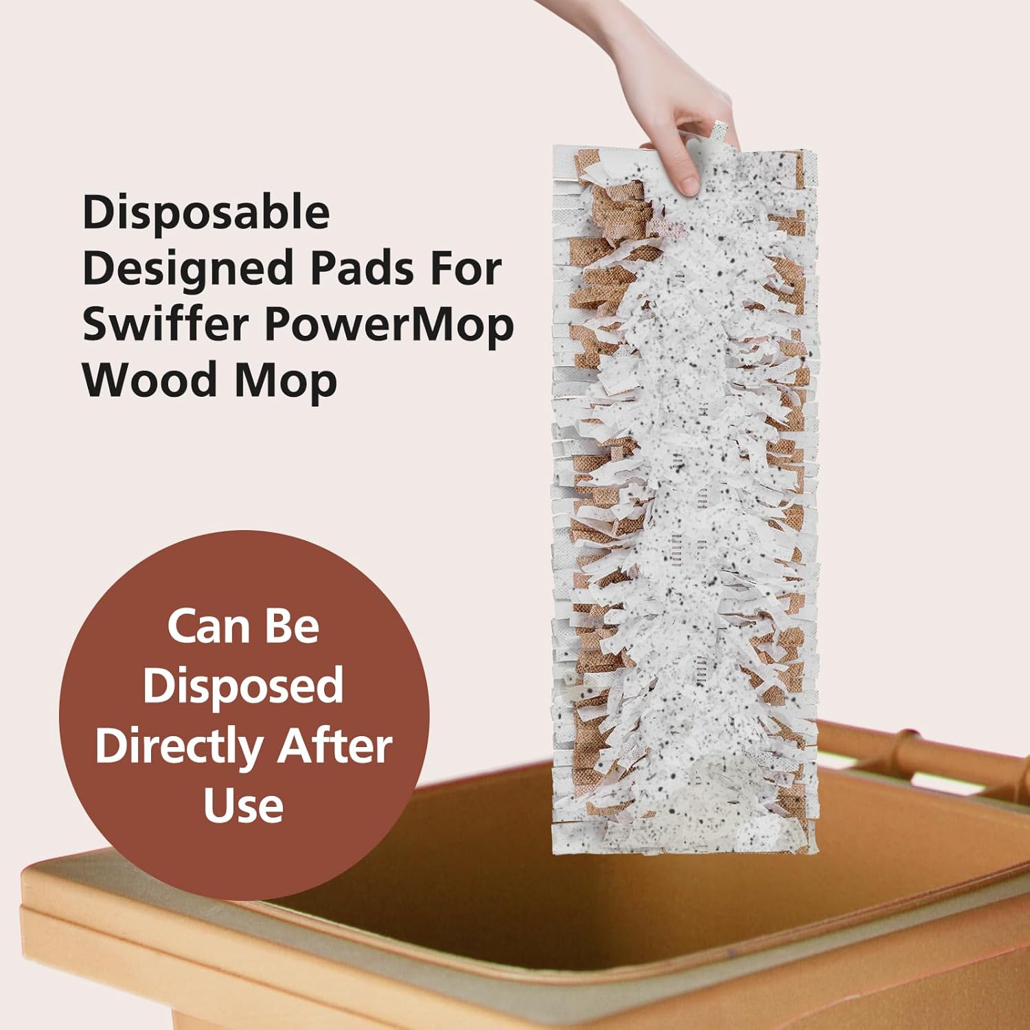 20 Pack CANAVY Swiffer PowerMop Wood Mop Refills