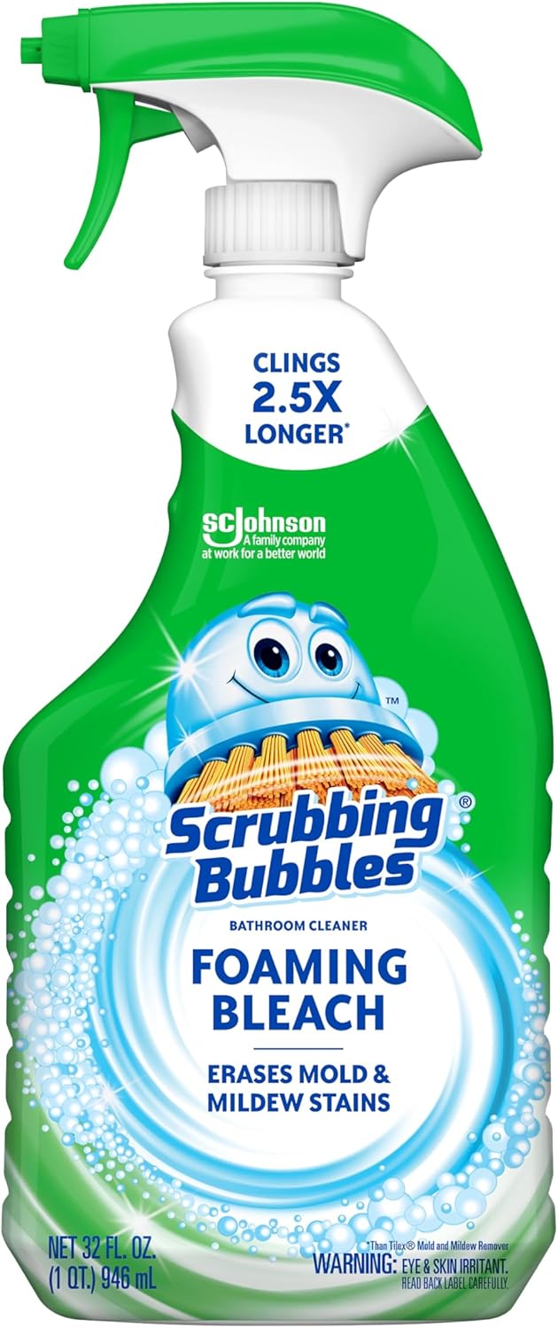 Scrubbing Bubbles Foaming Bleach Bathroom Cleaner 32oz