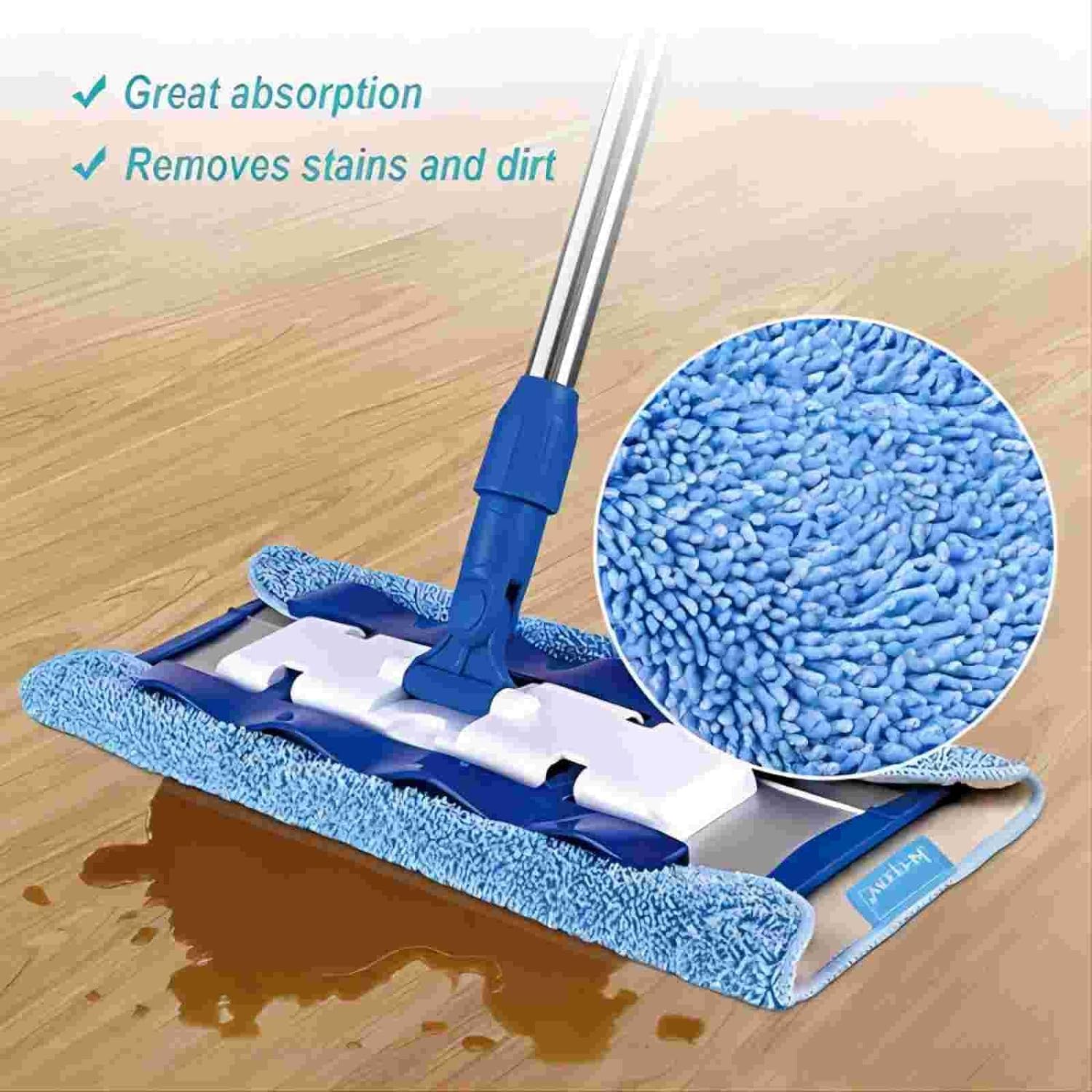 KEEPOW Microfiber Mop Refill 8-Pack for MRSIGA Mop