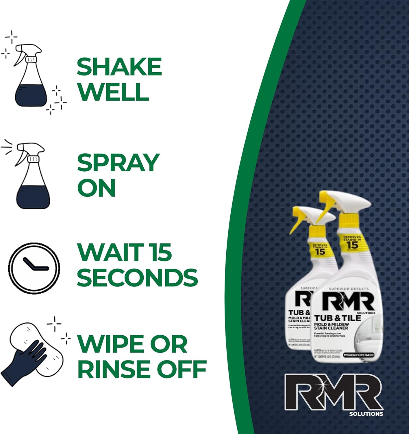 RMR Tub and Tile Cleaner - 32 Fl Oz 2 Pack