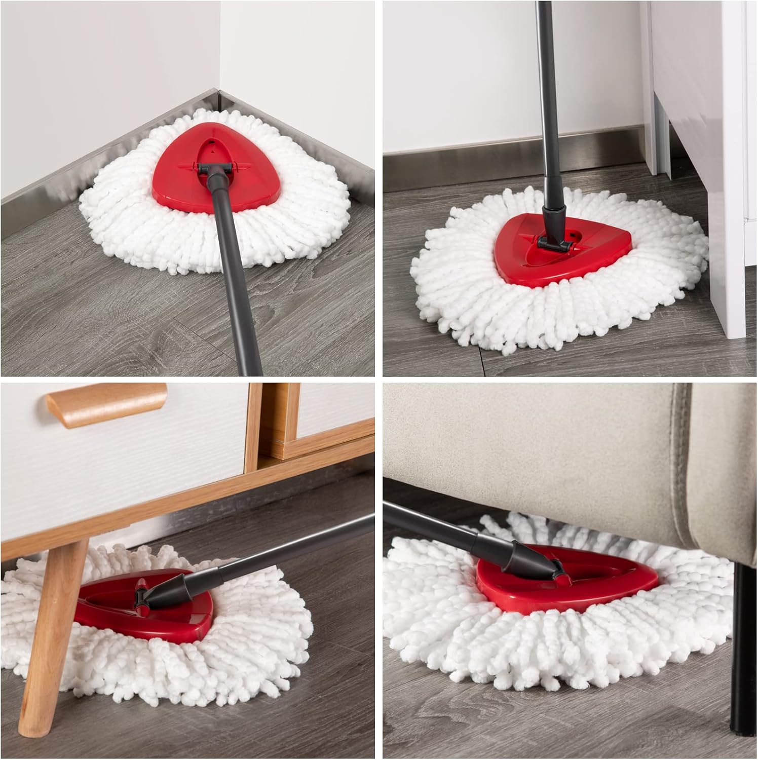 TIDYKITC Spin Mop Replacement Base for O Cedar EasyWring 1 Tank System