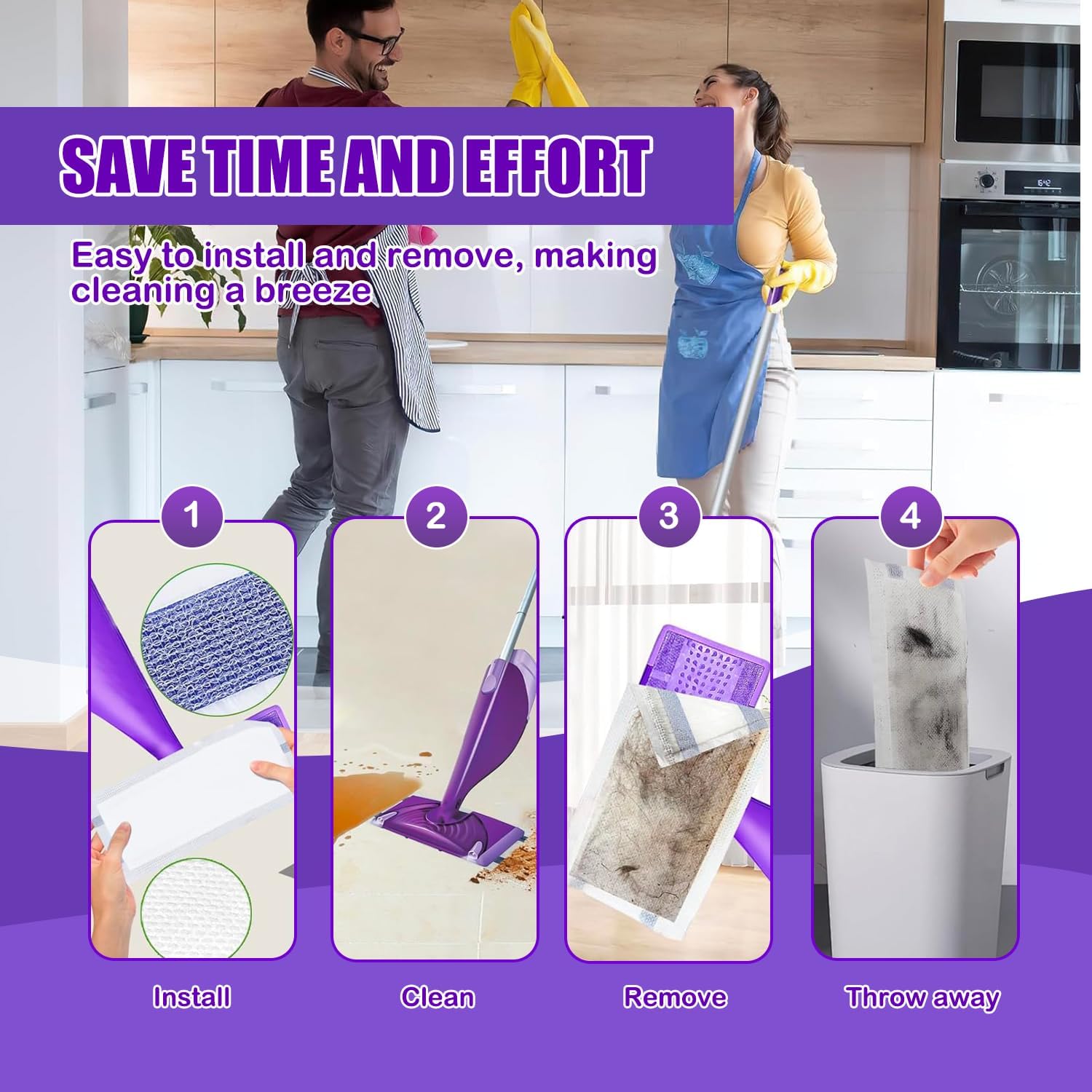 SVPSNUMSI Swiffer WetJet Mop Pad Refills 30 Count