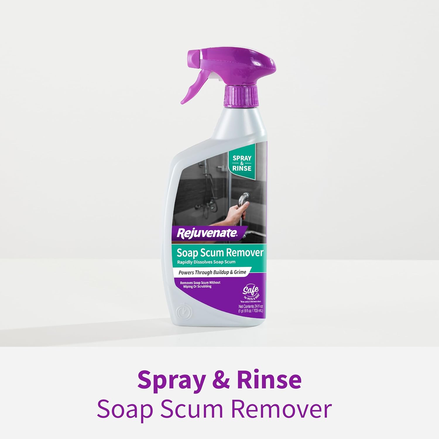 Rejuvenate Scrub Free Soap Scum Remover 24oz 1