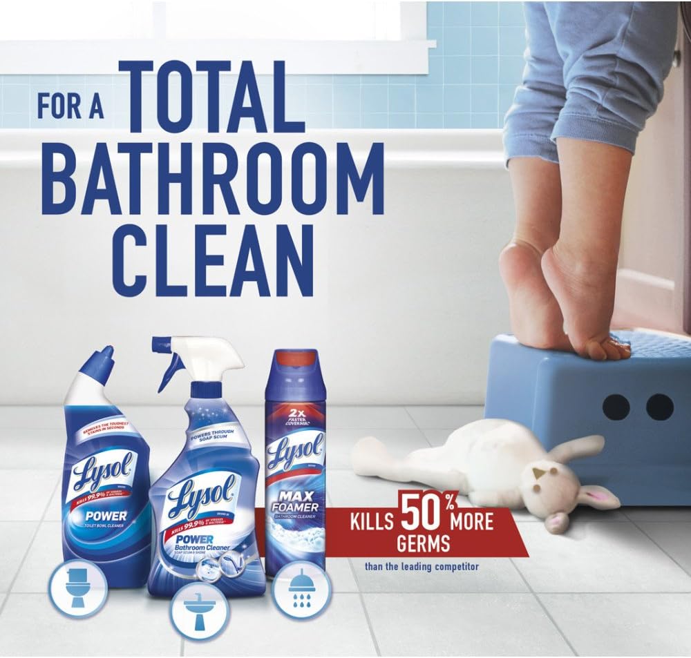 Lysol Toilet Bowl Cleaner Gel 24oz Forest Rain Scent