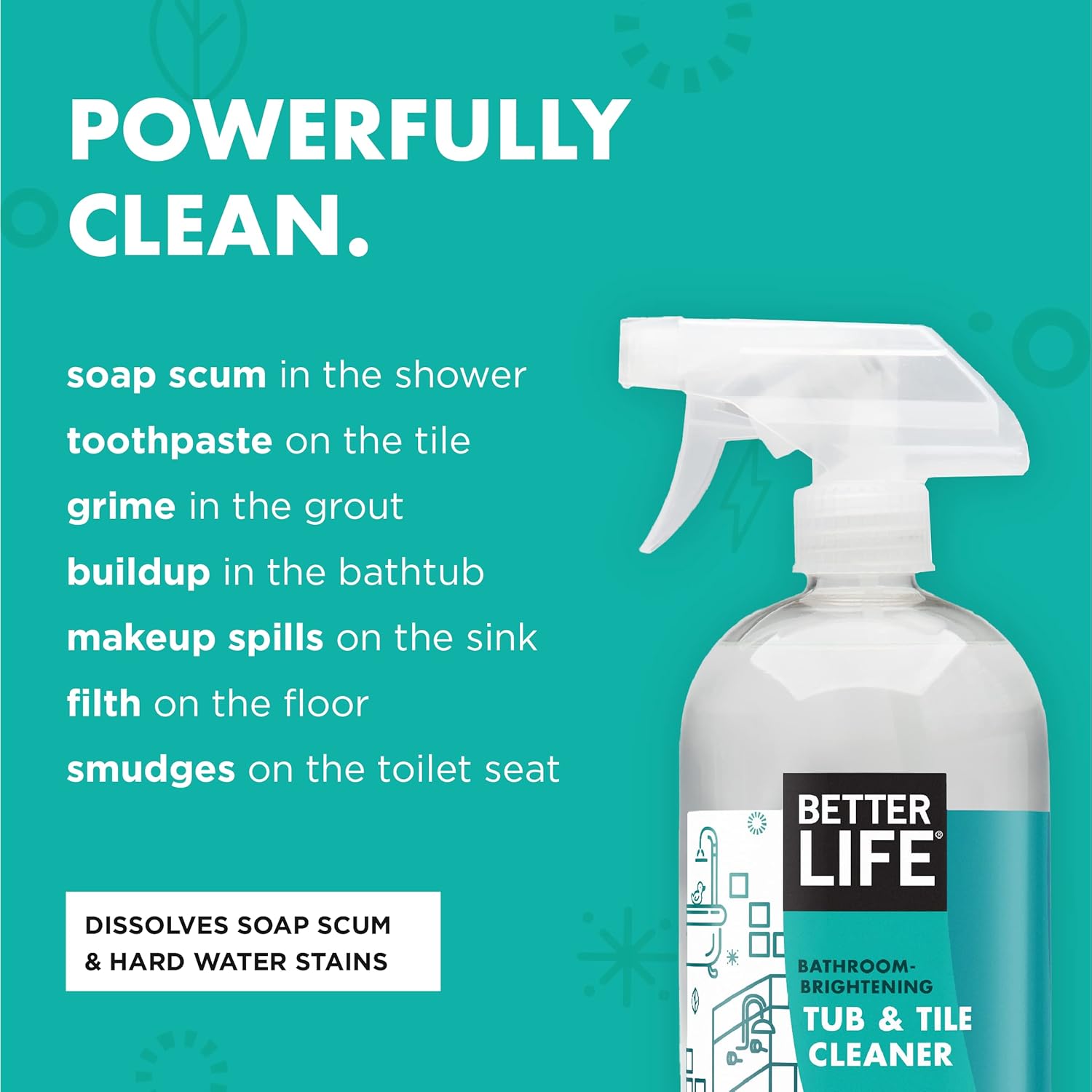 Better Life Natural Tub and Tile Cleaner 32 Fl Oz Pack Of 6