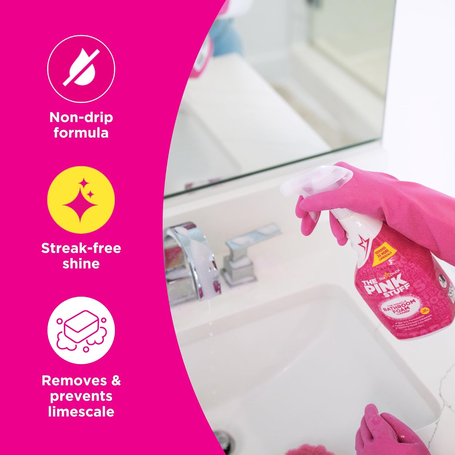 Stardrops The Pink Stuff Bathroom Cleaner Kit