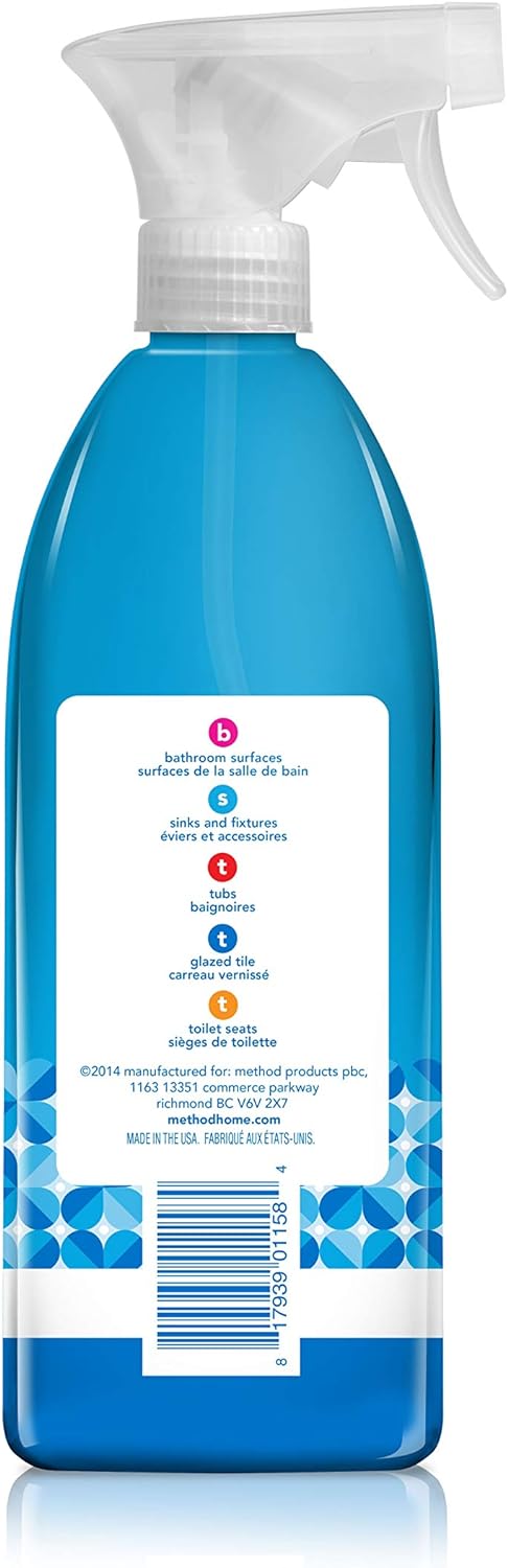 Method Antibacterial Bathroom Cleaner Spearmint 28 Fl Oz 1