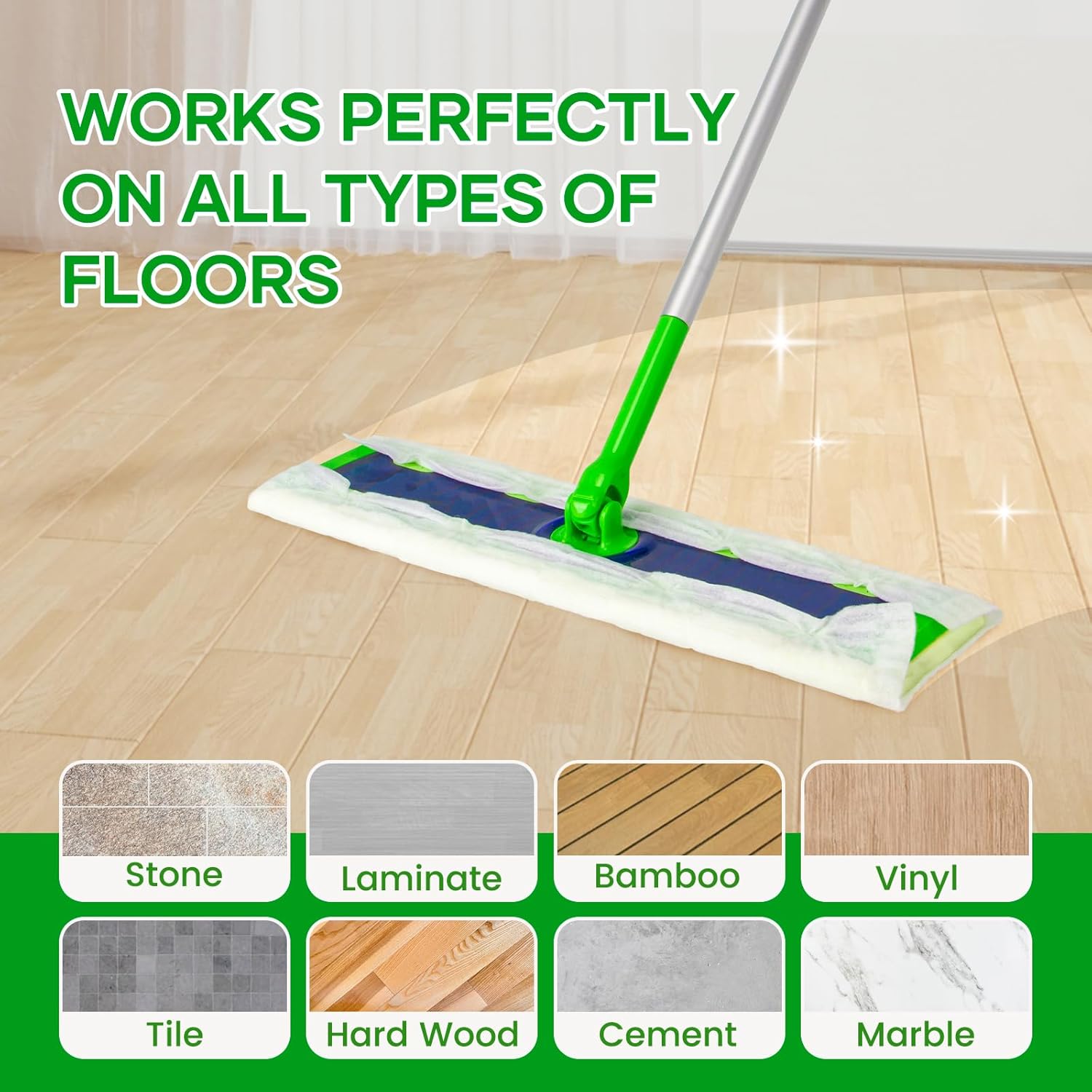DOCXCDO 30 Pack Dry Sweeping Cloths for Swiffer XL Replacement