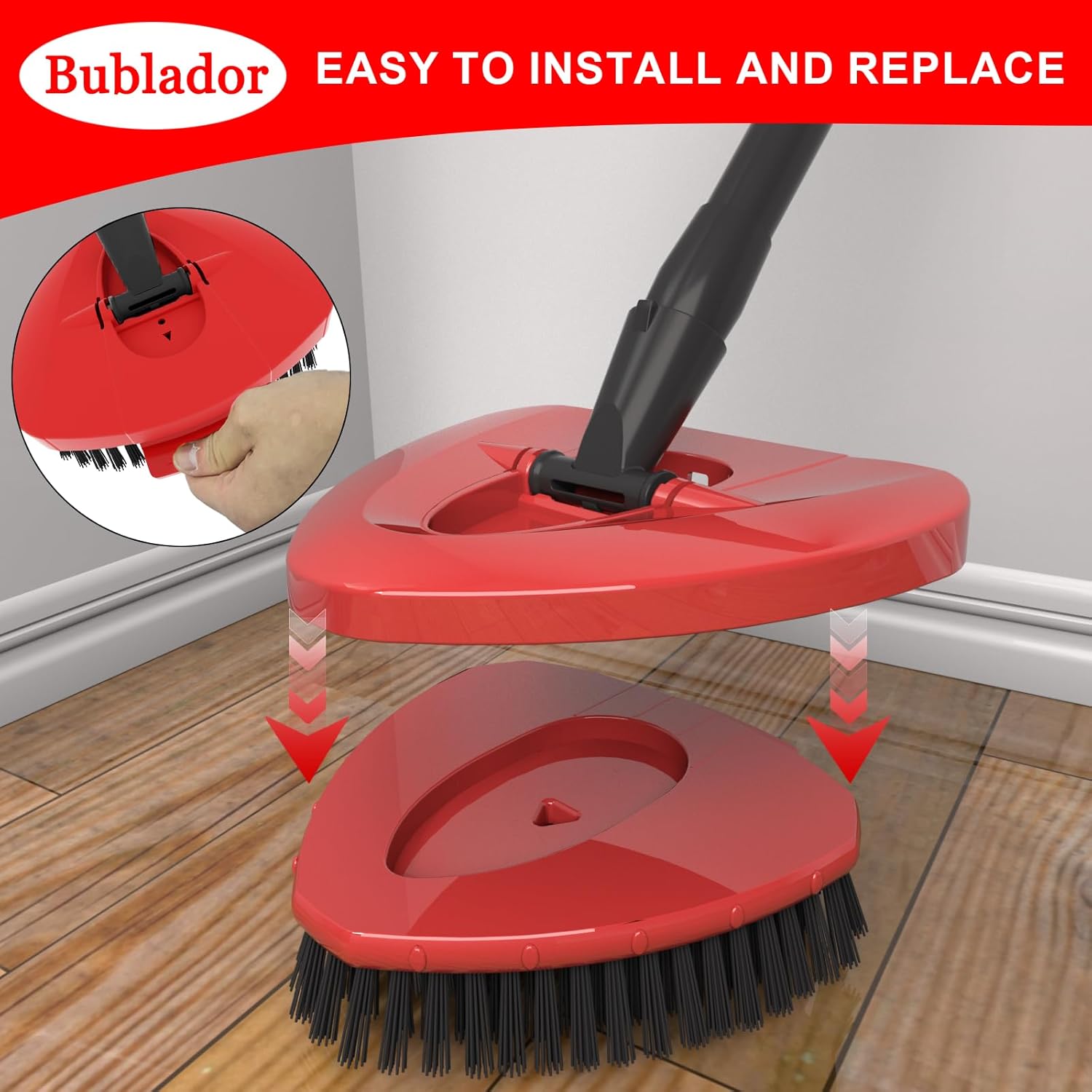 Bublador Spin Mop Replacement Head for O Cedar EasyWring
