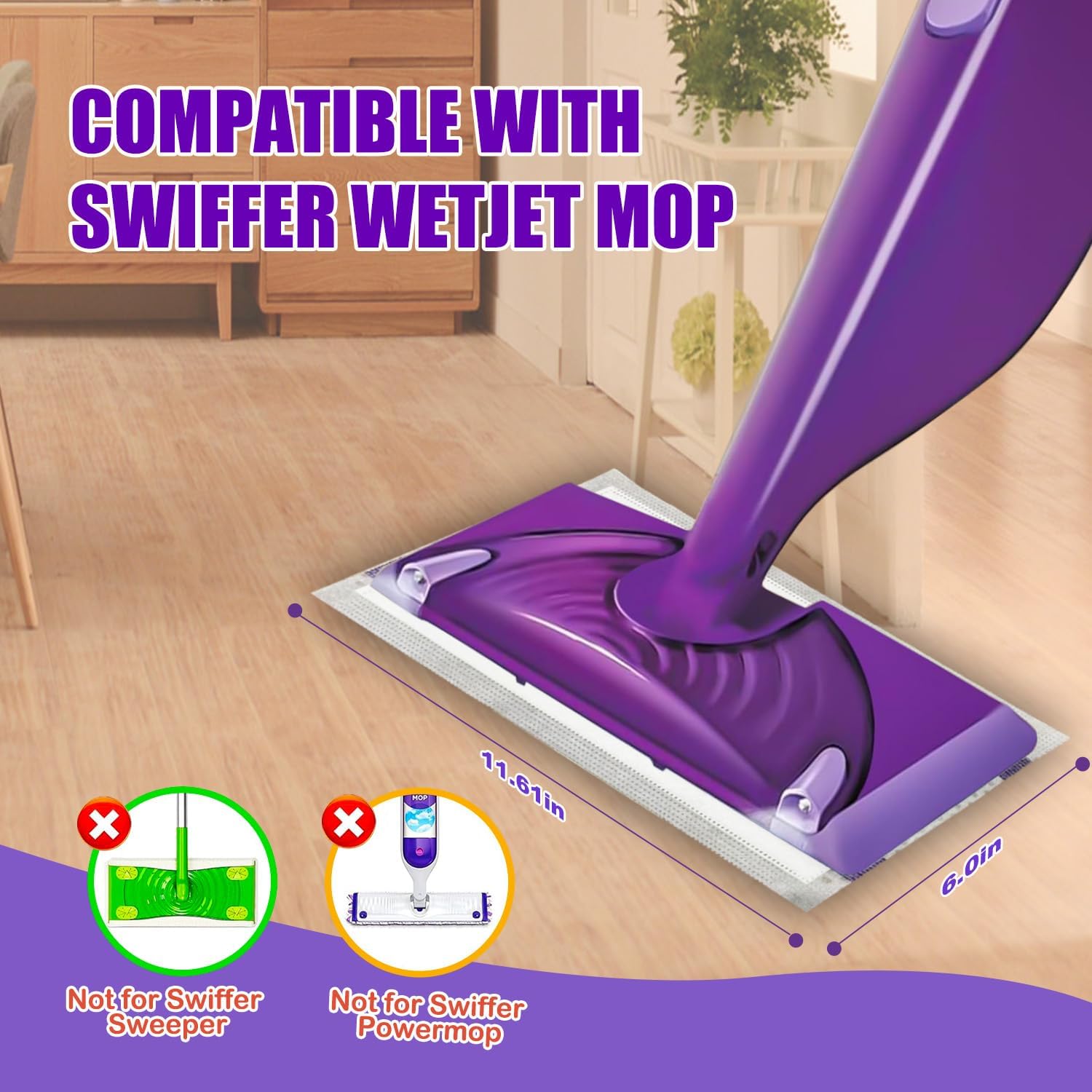 SVPSNUMSI Swiffer WetJet Mop Pad Refills 30 Count