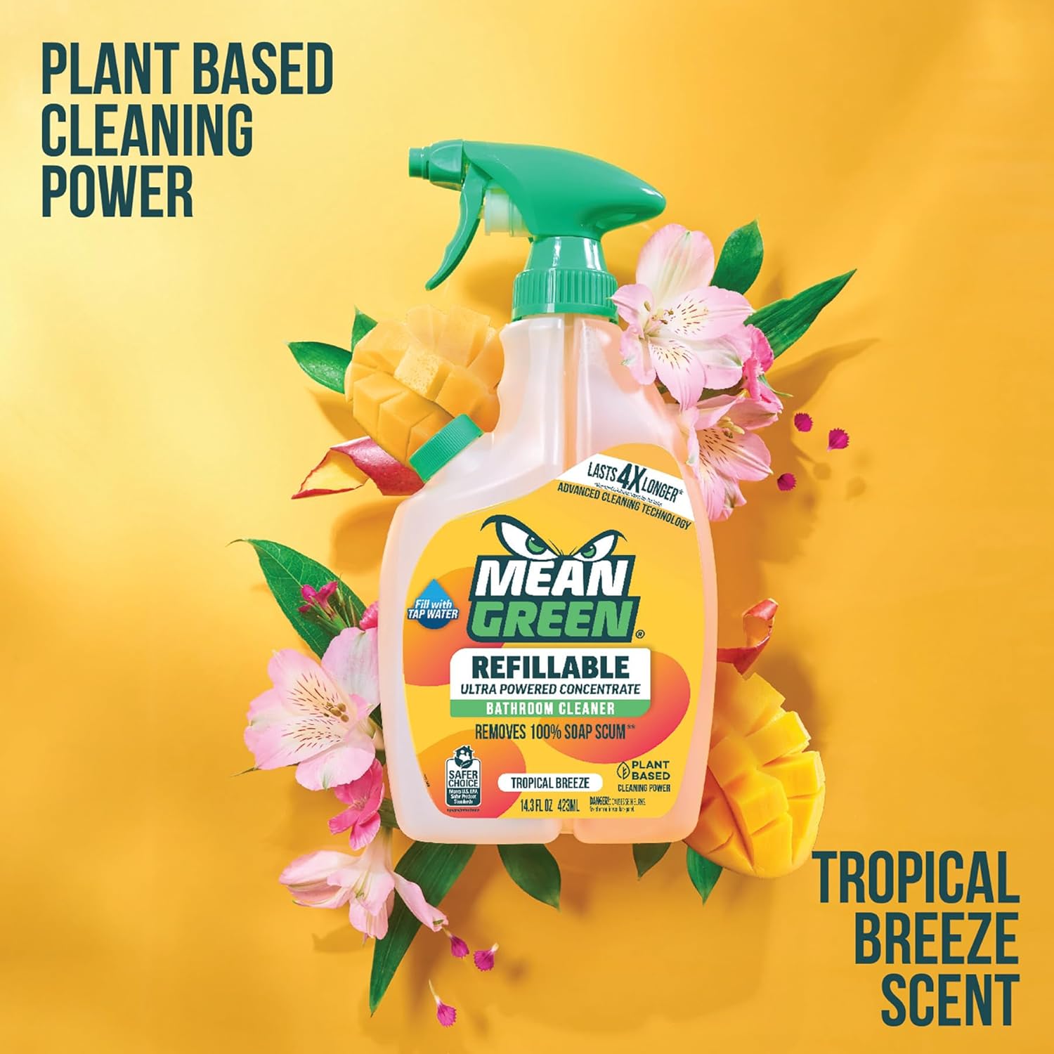 Mean Green Refillable Ultra Power Concentrate Bathroom Cleaner 143 Ounce