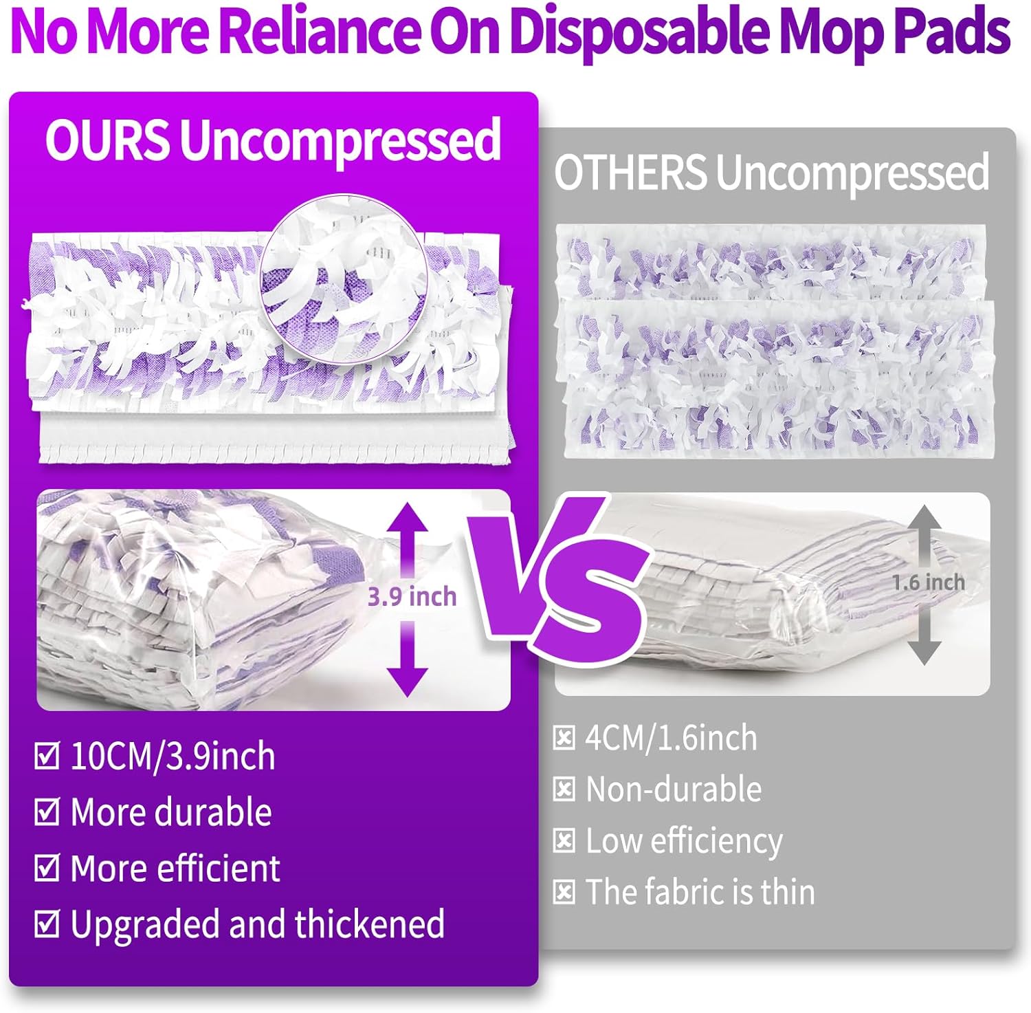 Aicipow 25 Count Swiffer Power Mop Replacement Pads