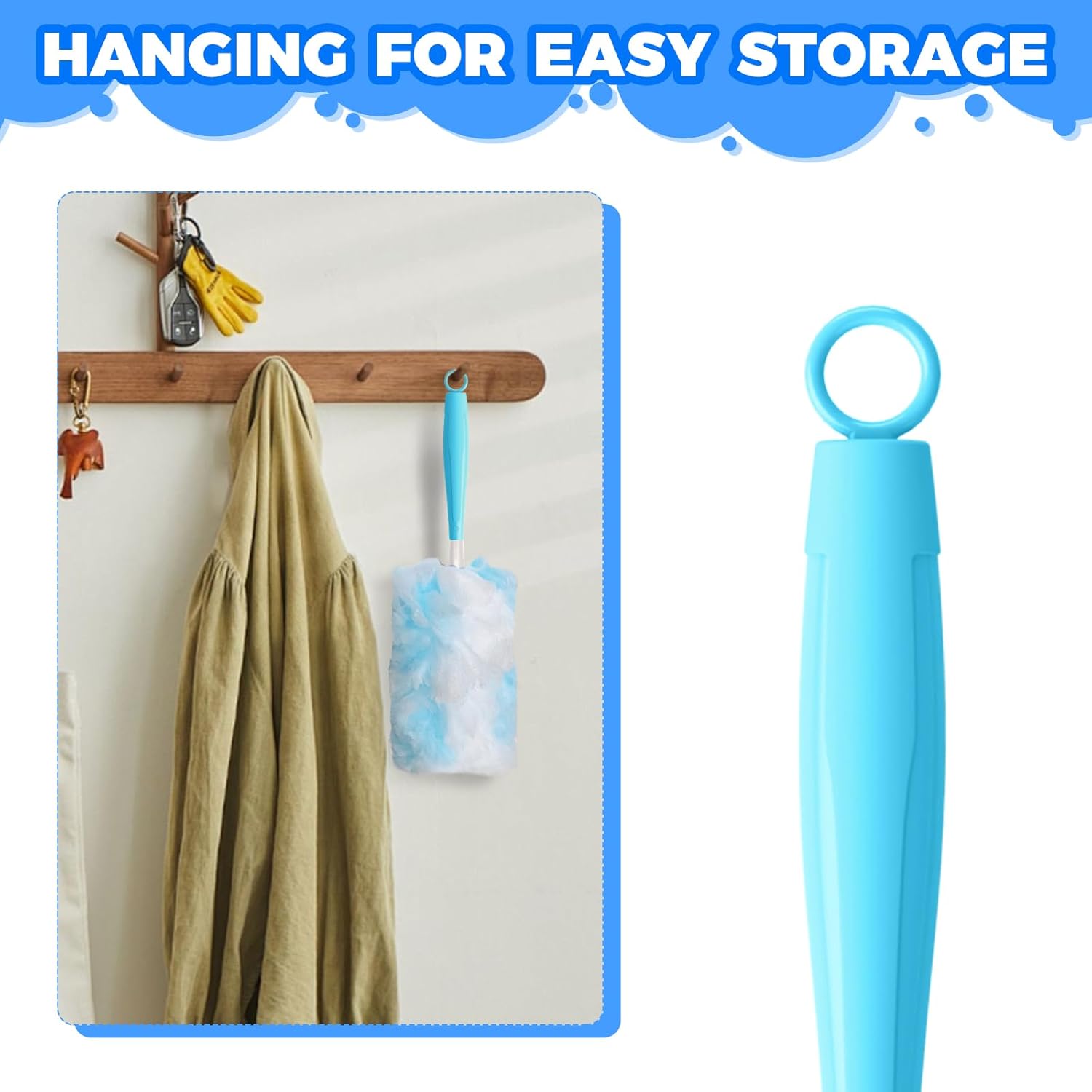 LYASIL 3PCS Replacement Duster Handles