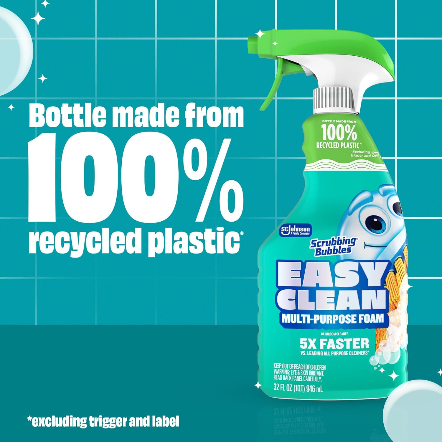 Scrubbing Bubbles Easy Clean Foaming Bathroom Cleaner Spray 32 oz