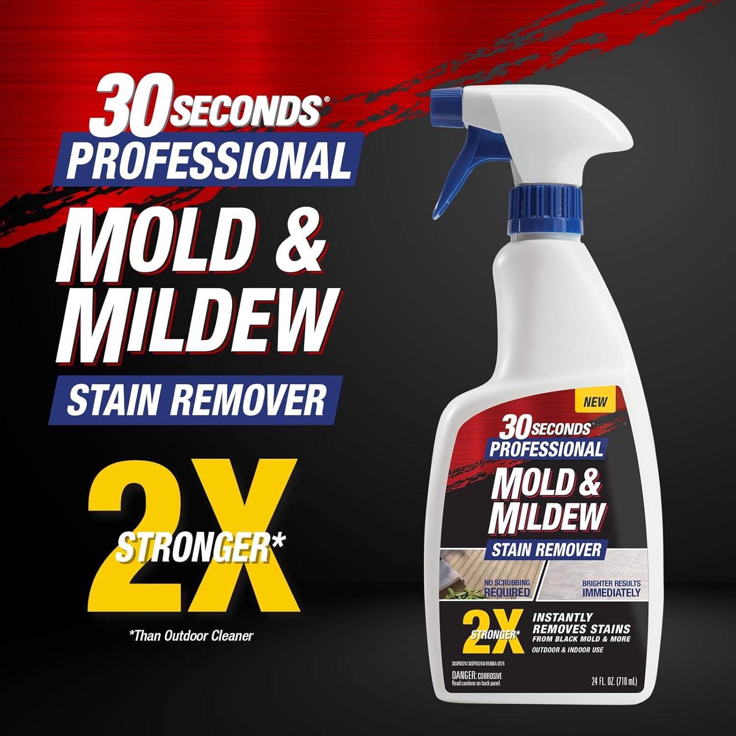30 SECONDS Pro Mold Mildew Stain Remover 32 Fl Oz 2 Pack