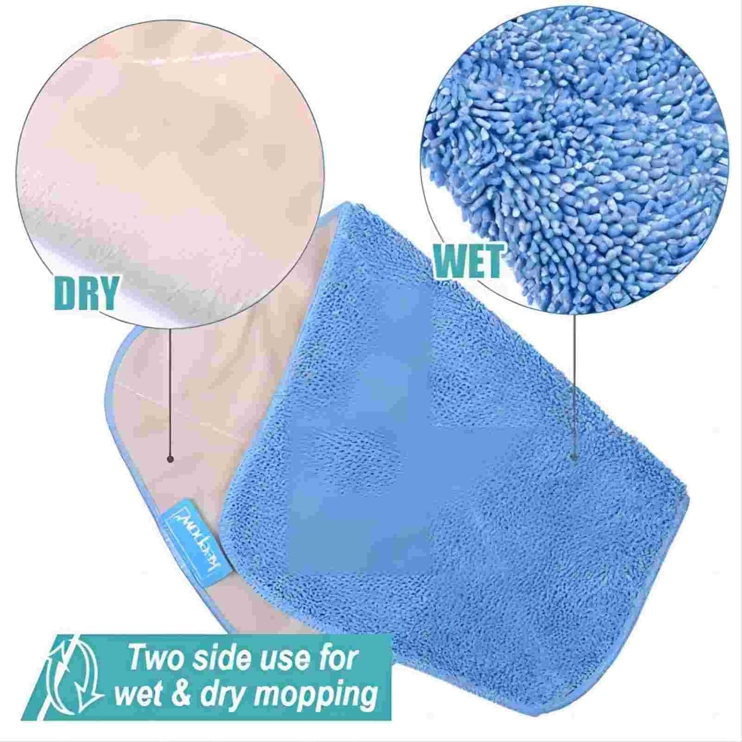 KEEPOW Microfiber Mop Refill 8-Pack for MRSIGA Mop