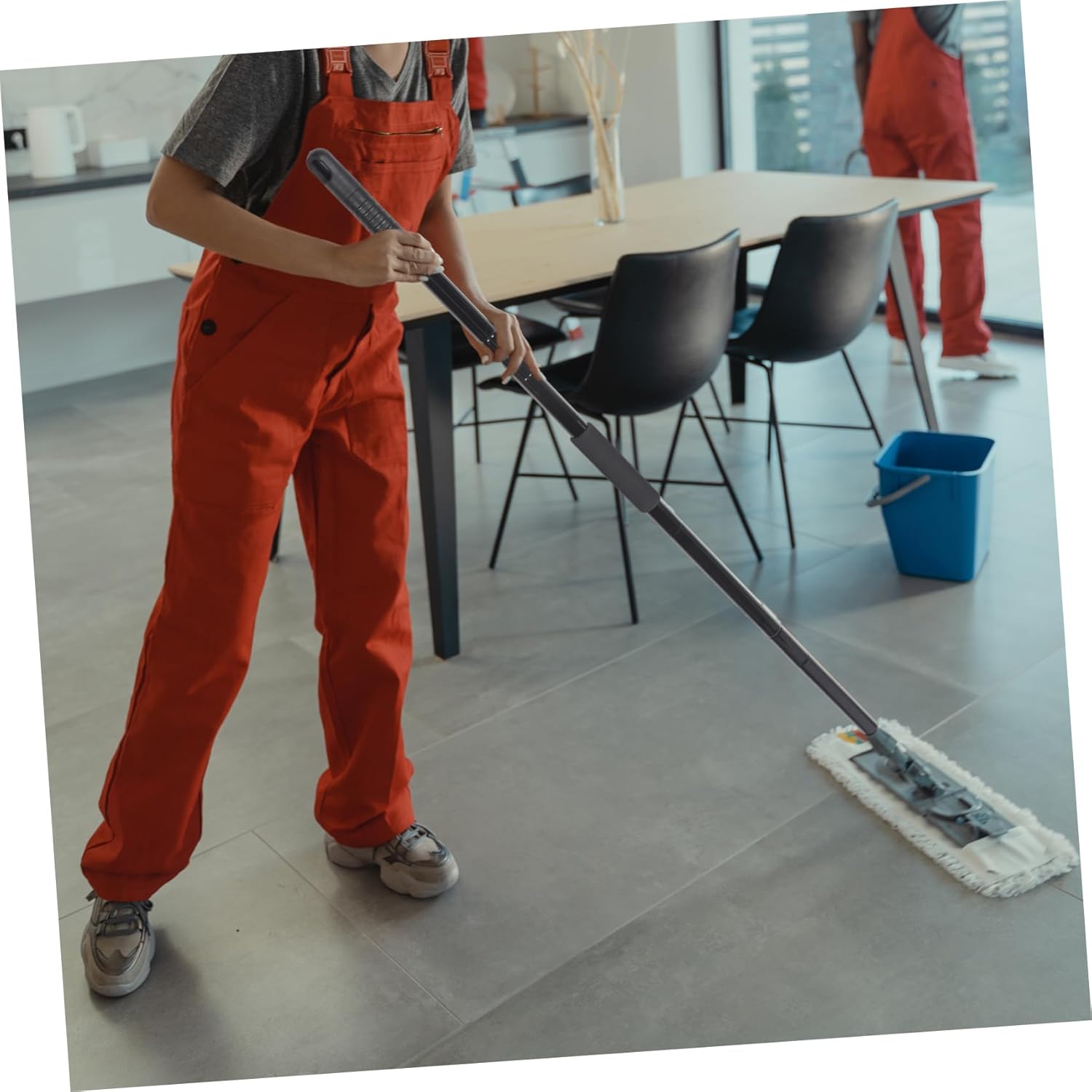 Ipetboom Metal Mop Handle Replacement Rod for Durable Floor Cleaning